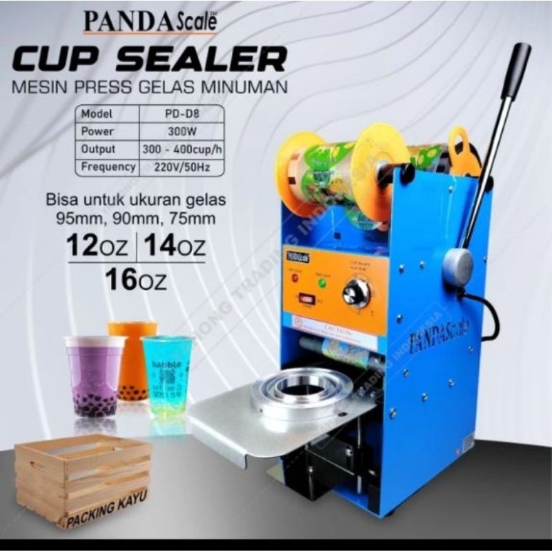 mesin cup sealer ET- D8 alat press gelas minuman - PRESS CUP SEALER - D8