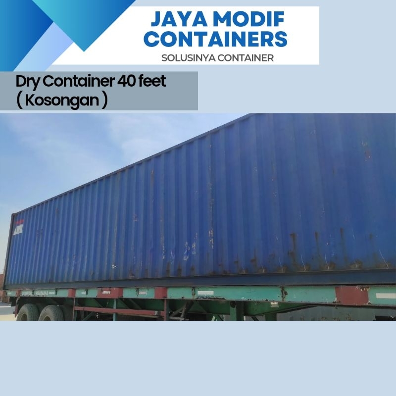 Container Dry 40Feet(Kosongan)(Jual/Sewa/Modif, Office/Dry)-20/40 Feet