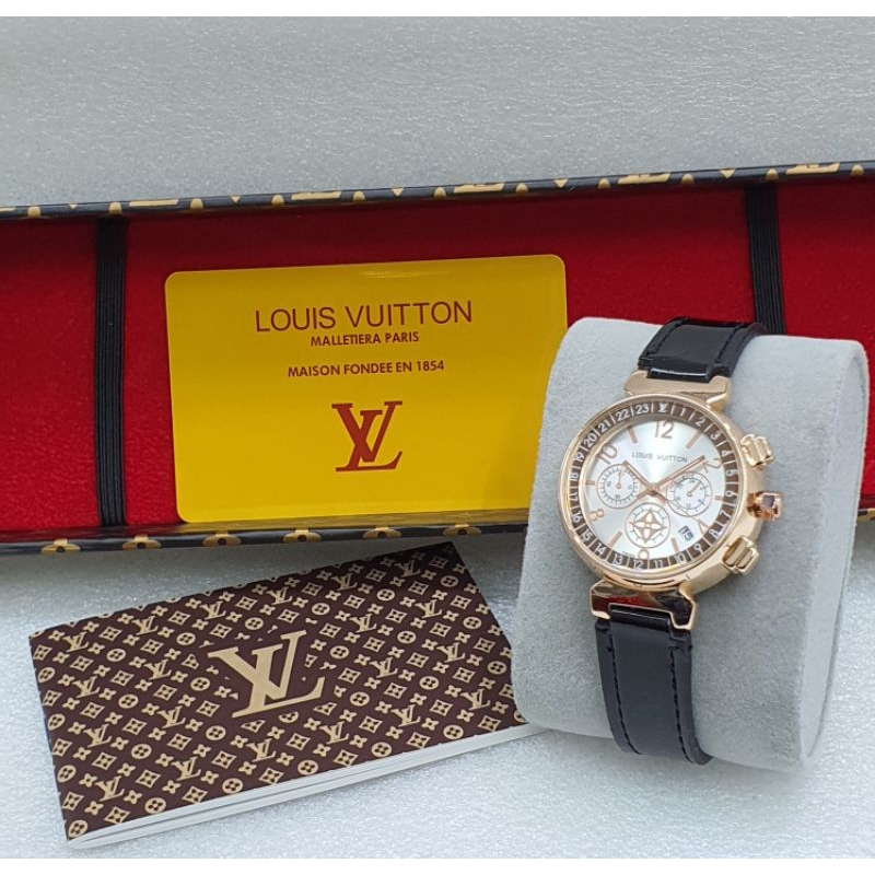 Jam Tangan Wanita LOUIS VUITTON 4386 Bahan Kulit