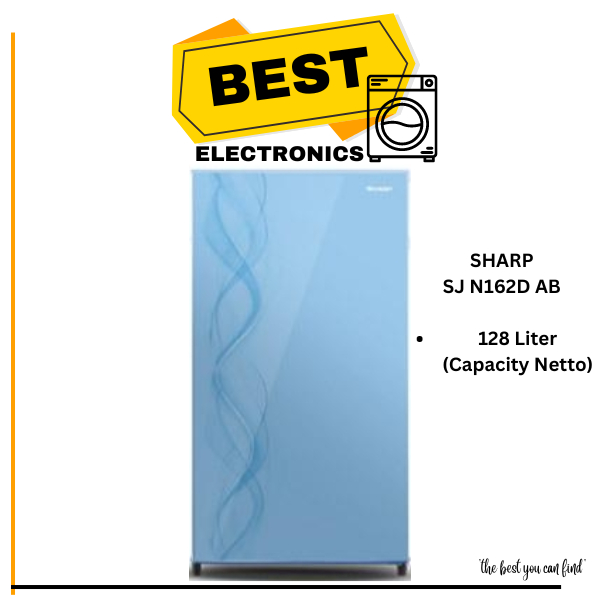 Kulkas 1 Pintu Sharp SJ N162D Sharp SJN 162D 162 D AB AP AS 1Pintu Lemari Es 1Pintu Sharp Kulkas