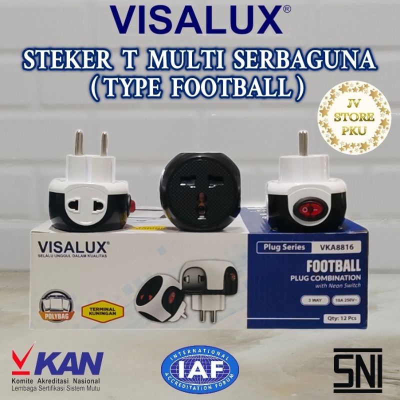 Steker T Multi Serbaguna Visalux Type Football