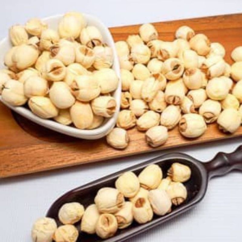 

biji teratai/lotus seed/Lien Zi import dari Singapore 500gr