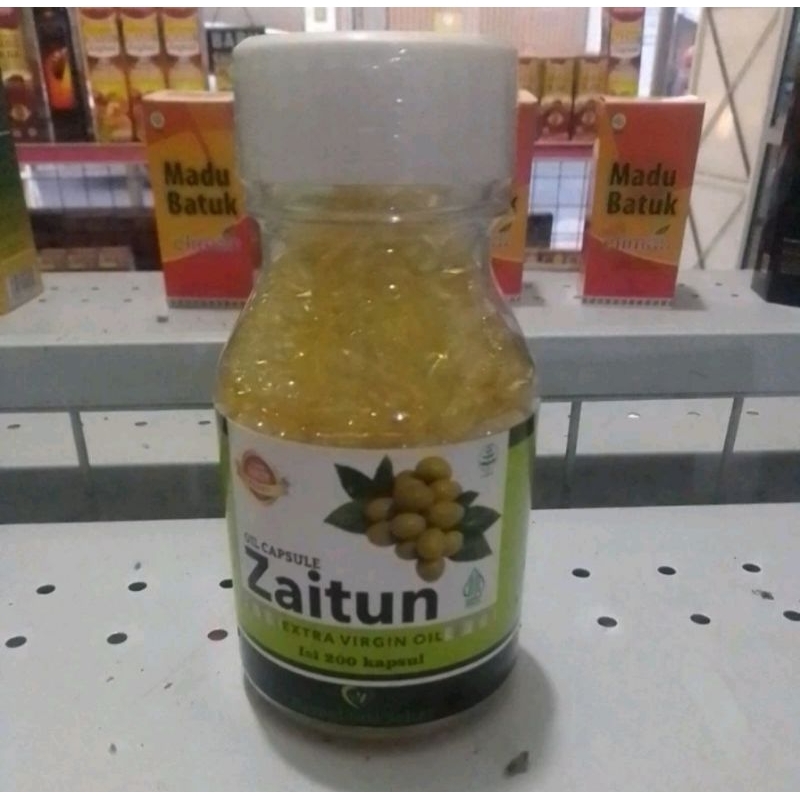 obat herbal kapsul minyak zaitun isi 200 kapsul original minyak zaitun perasan pertama
