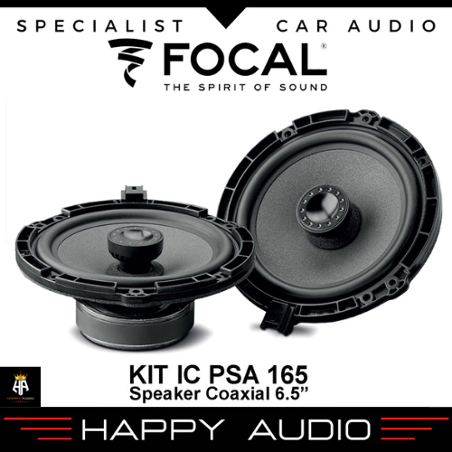 Speaker Coaxial 6.5 Inch FOCAL KIT IC PSA 165 INSIDE SERIES Mid Bass + Built in Tweeter 140Watt Max 
