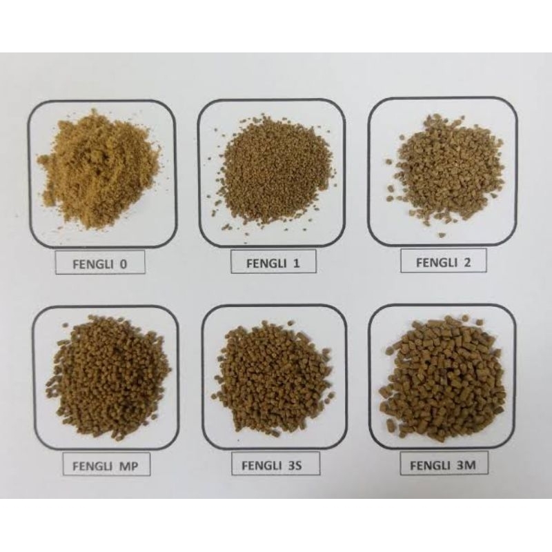 pakan ikan Fengli paket 100gr