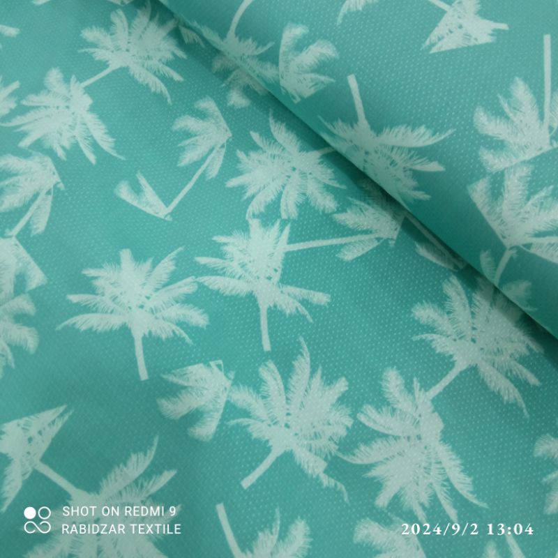 KAIN KATUN RAYON DOBBY EXLUSIV PREMIUM GARMENT MOTIF DAUN KELAPA