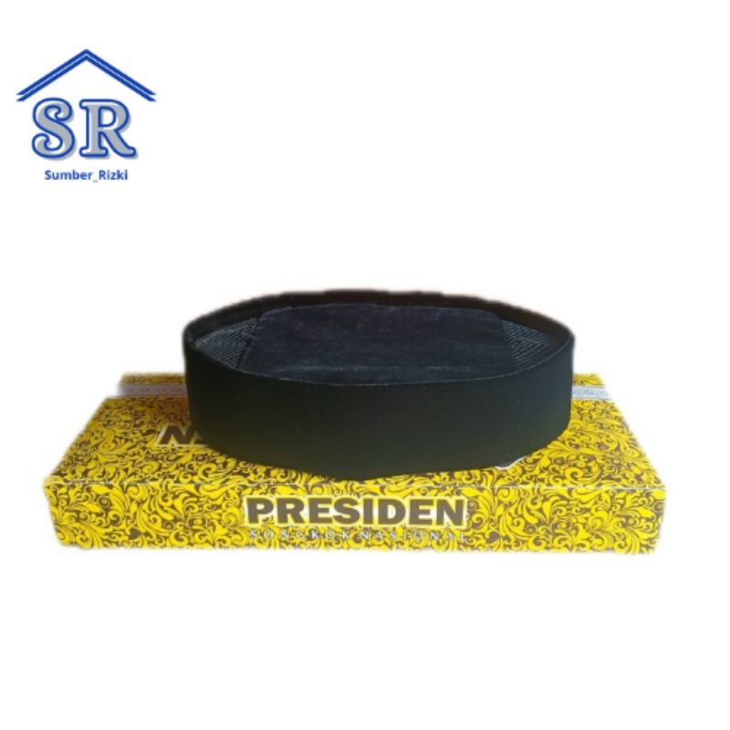 Songkok Hitam Pendek Ac Peci Hitam Pendek Tinggi 5/ 6/7 cm Kopiah Bludru Halus