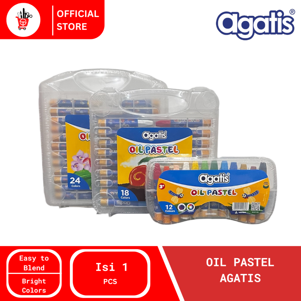 

Oil Pastel | Krayon | Crayon Agatis Eco 12/18/24 Warna (1 PCS)