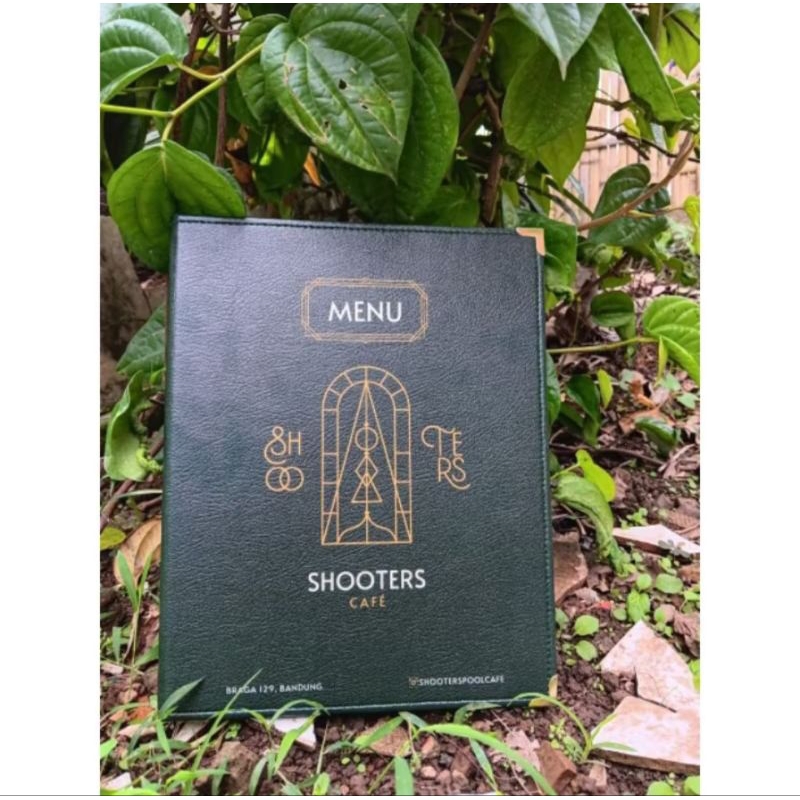 

Cover menu A4 Dibaut - Logo DIPRINT KULIT - CAFE RESTO HOTEL DLL