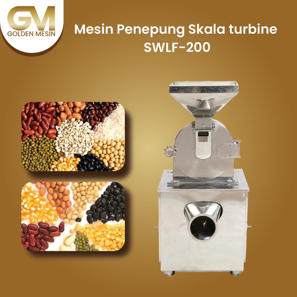Mesin Penepung Skala Turbine | Penghalus Gula | Mesin Penghalus Biji-Bijian | Mesin Penggiling Biji-