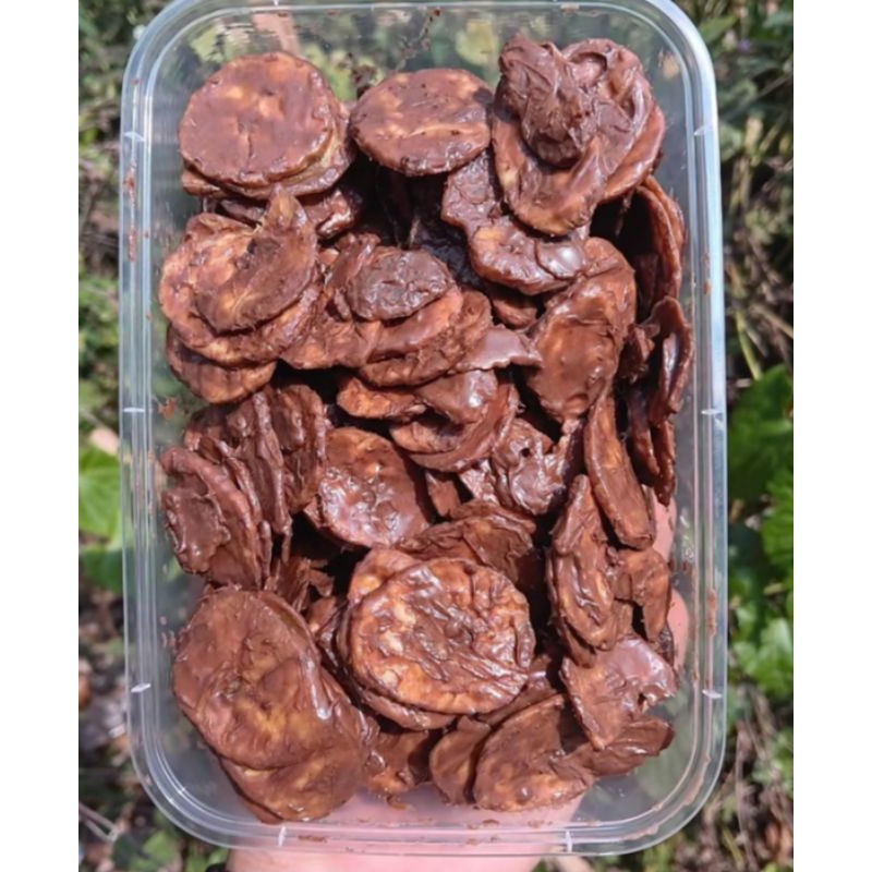 

kripik pisang lumer varian rasa berbeda beda