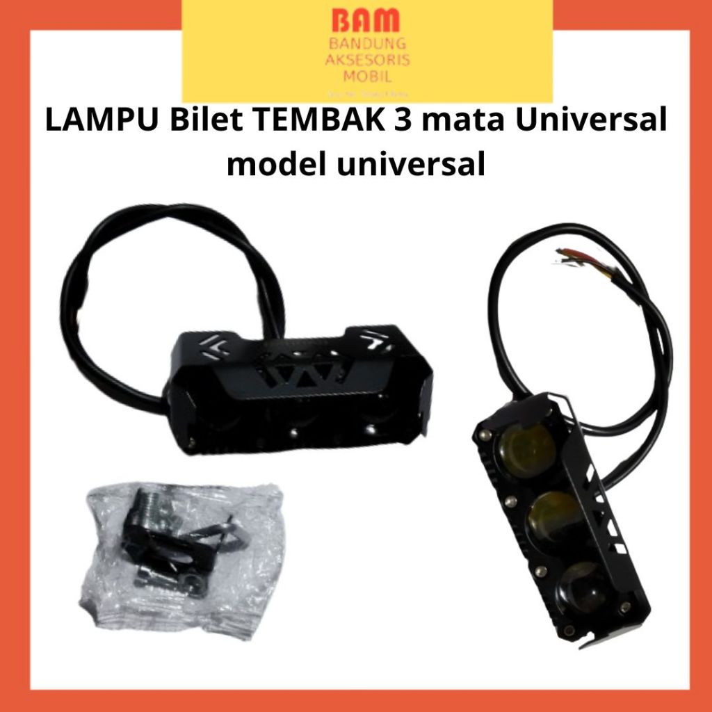 Lampu Led Model Owl Biled 3 Mata Bahan Besi Metal
