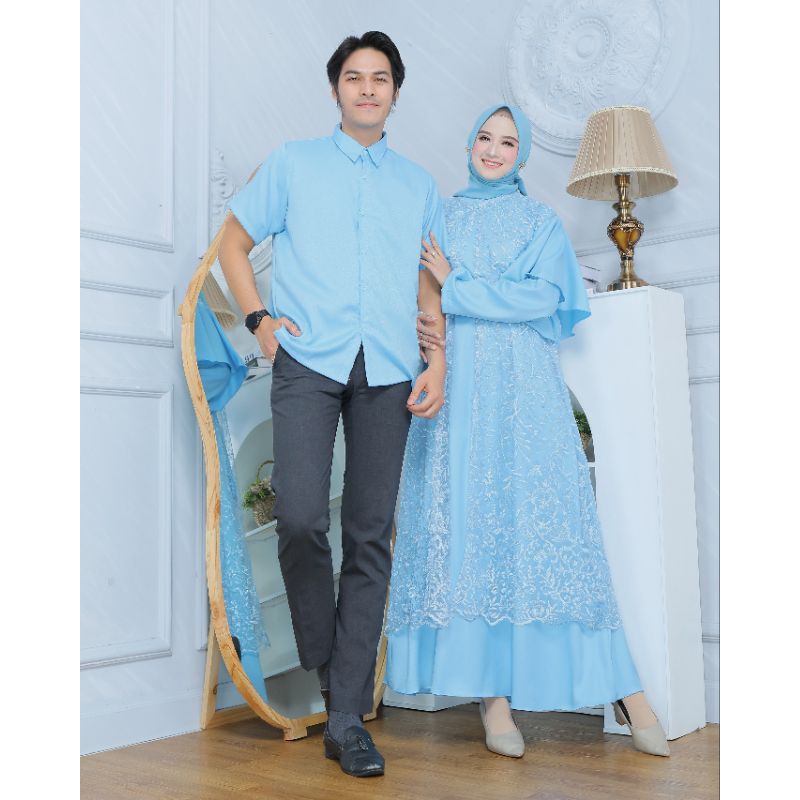 Cinta_Official - Couple Yolan baju muslim modern terbaru cantik mewah baju pesta baju pasangan suami