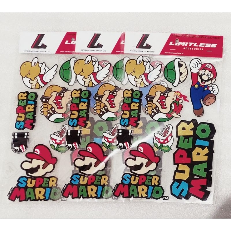 

stiker super ball Mario UK besar