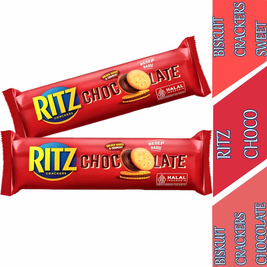 

Biskuit krekers Rasa Chocolate - Ritz Choco - Biskuit Crackers Sweet - 91gr