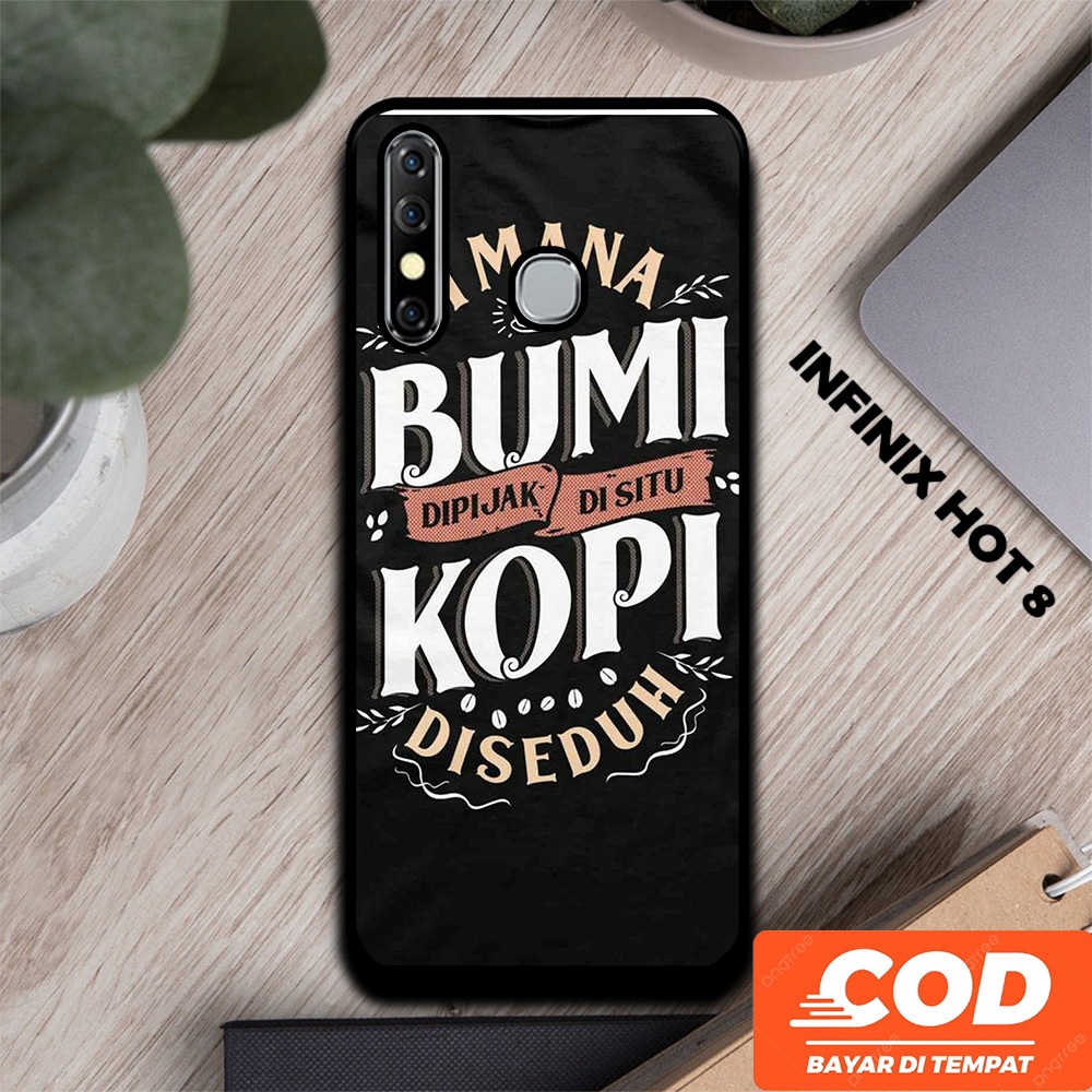 [A91] CASING HANDPHONE INFINIX HOT 8 - CASING INFINIX HOT 8 - CASING FASHION VIRAL - CASE AESTHETIC 