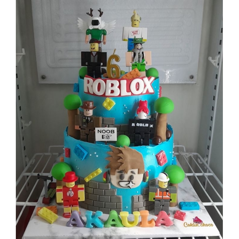 kue ulang tahun roblox tingkat 2 / roblox cake tier / Birthday cake roblox