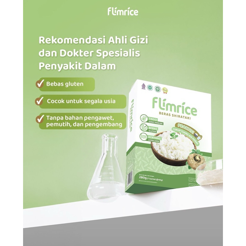 

FLIMRICE NASI SHIRATAKI NASI DIET 1 BOX 7 SACHET