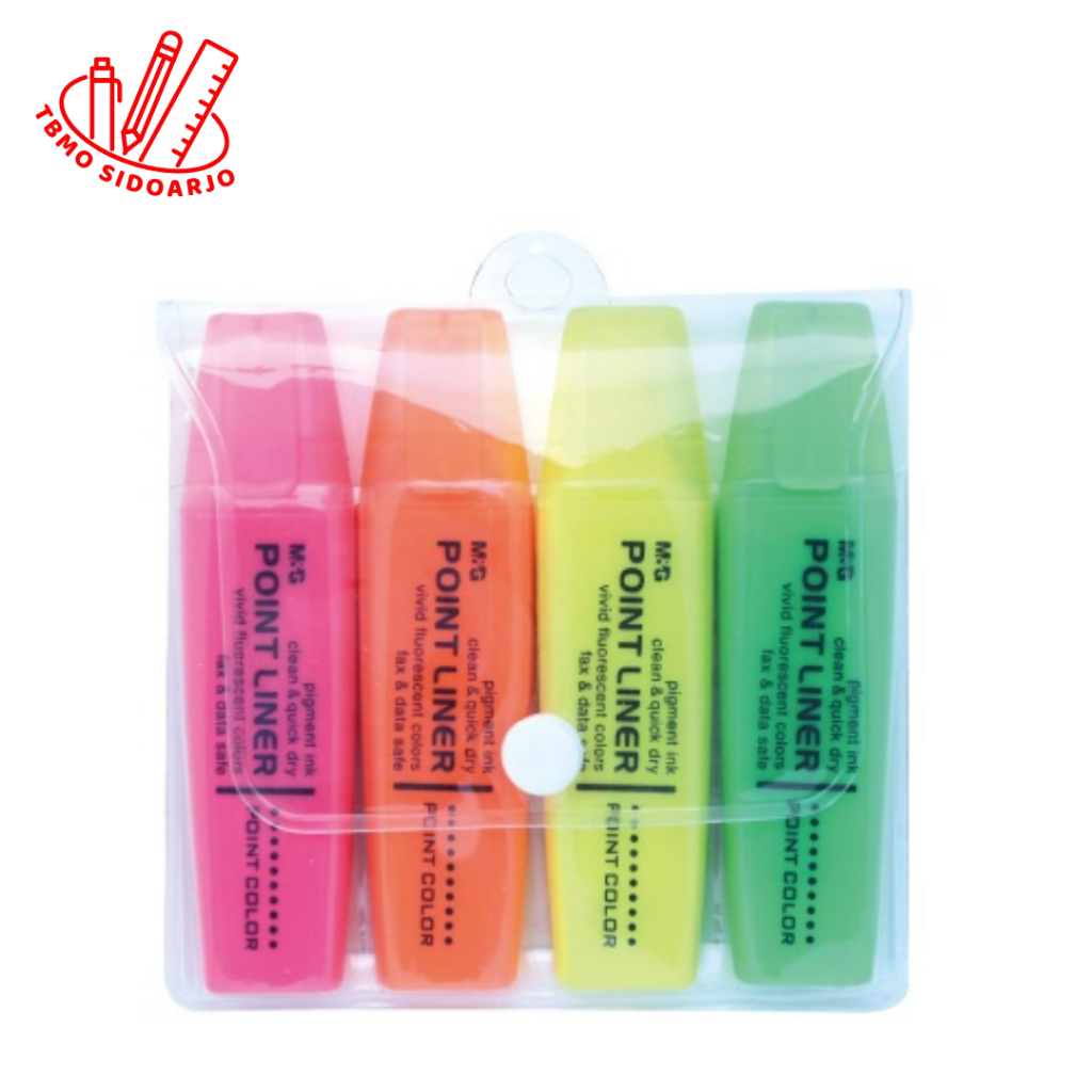 

TBMO M&G Highlighter Point Liner Neon Color Set 4 AHM21576
