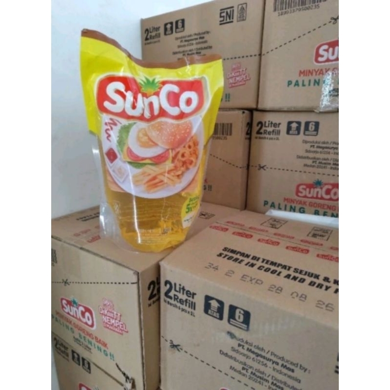 

Minyak goreng Sunco 2L karton isi 6pcs