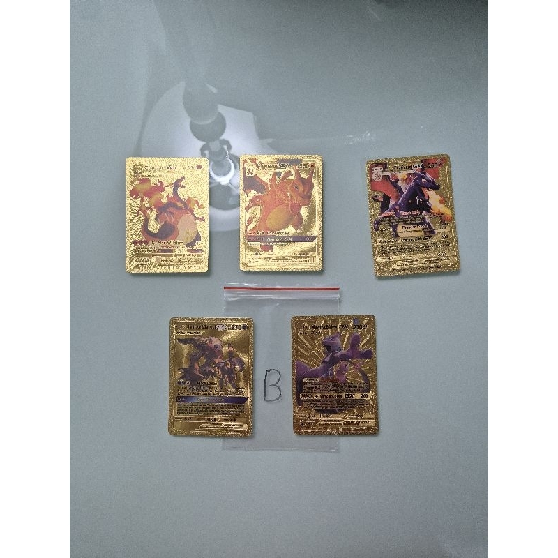 golden pokemon card bahasa inggris