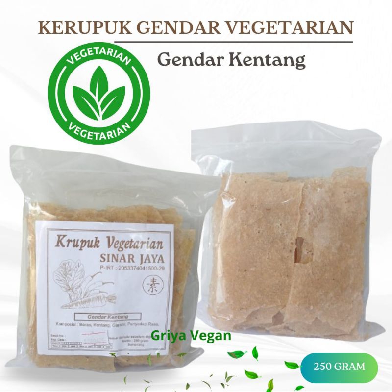 

Kerupuk Gendar Vegetarian 250gram