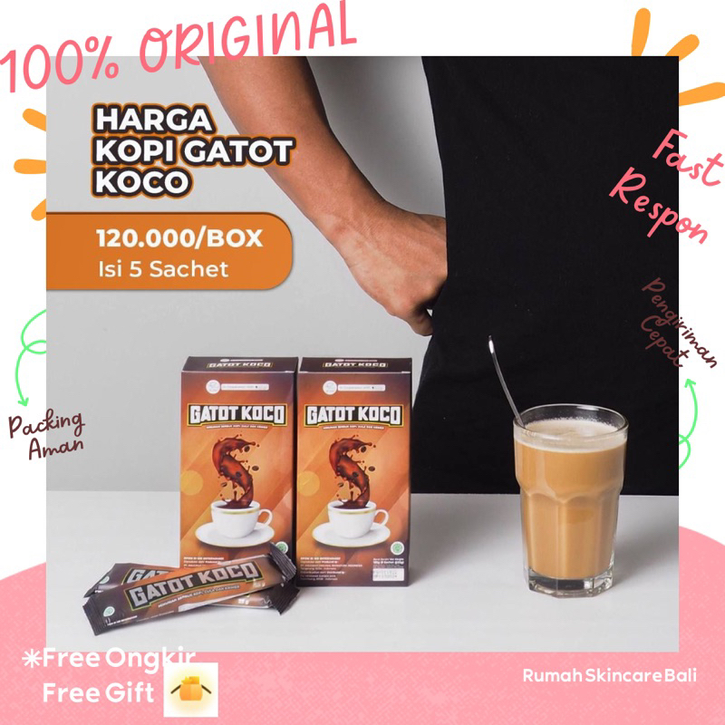 

( SIAP KIRIM BOX / SACHET ) Kopi Gatot Koco Dr Hen Gatot Koco Coffe Original