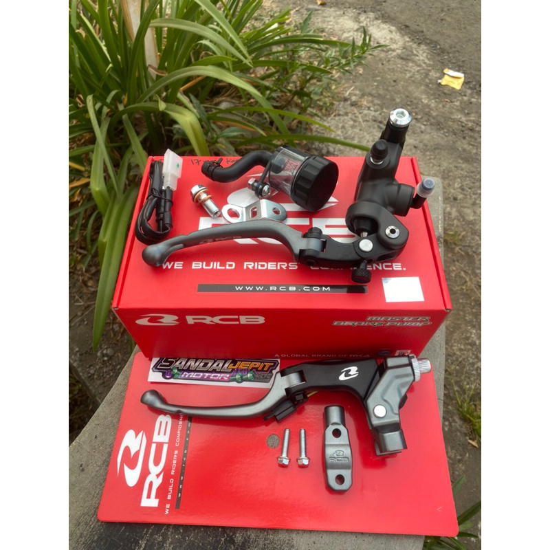 MASTER REM RCB S1 17MM TITANIUM GREY MASTER REM RCB S1 SET HANLDLE KOPLING UNIVERSAL MOTOR MASTER RE