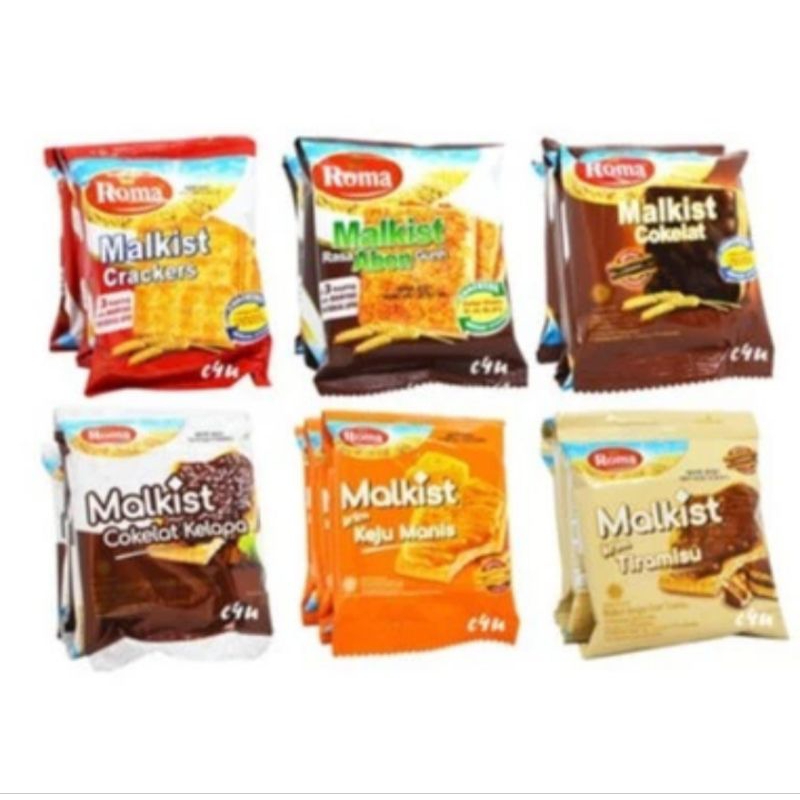 

ROMA MALKIST CRACKERS RENCENG ISI 10 PCS