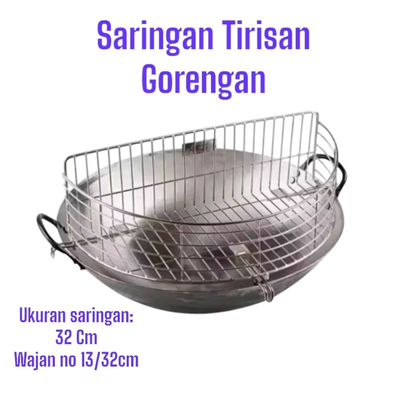 Saringan Bulat Tirisan minyak Gorengan