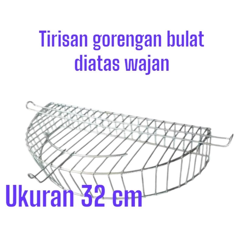 tirisan Gorengan Saringan Bulat 32 cm