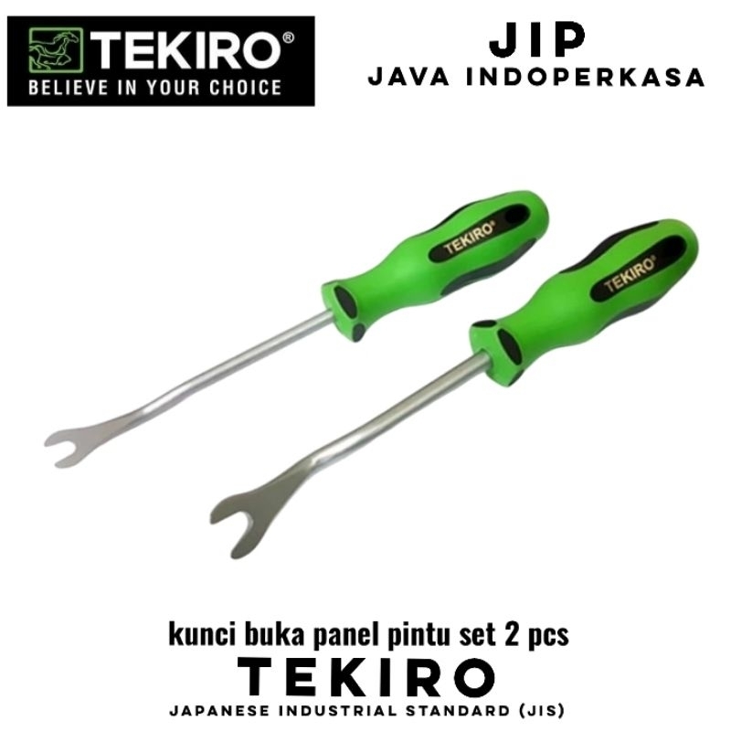 TEKIRO obeng alat buka panel pintu set isi 2 pcs