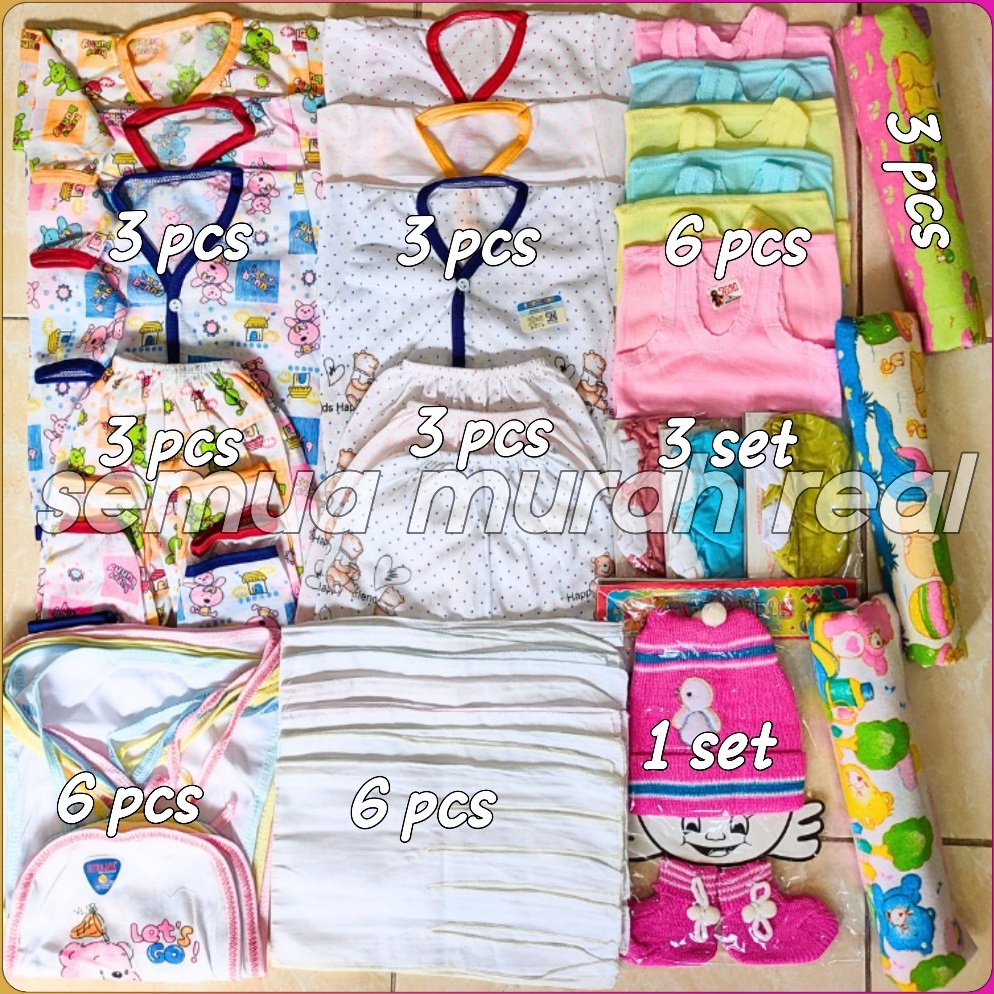 Terbaik Perlengkapan Bayi Perempuan Lakilaki Baru Lahir Newborn 6 Bulan Lengkap Dan Komplit Murah 1 