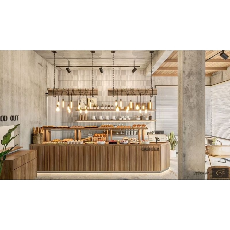 Lampu gantung Vintage kayu gantung rustyc lampu hias cafe lampu hias hotel lampu gantung unik lamp d