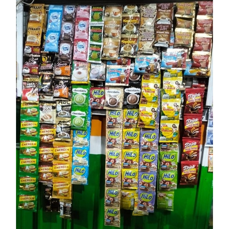 

minuman sachet warung kecil