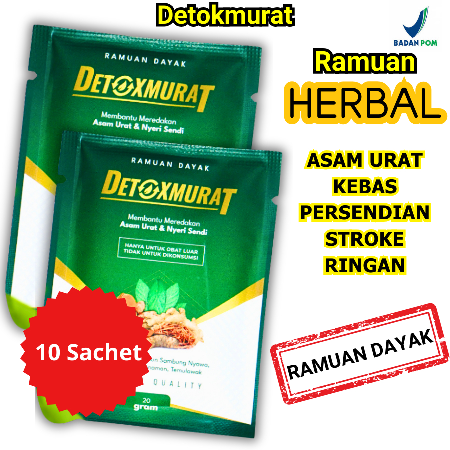 10 sch Rendaman kaki detoxmurat-Rendaman kaki ramuan dayak solusi asam urat kolesterol nyeri sendi