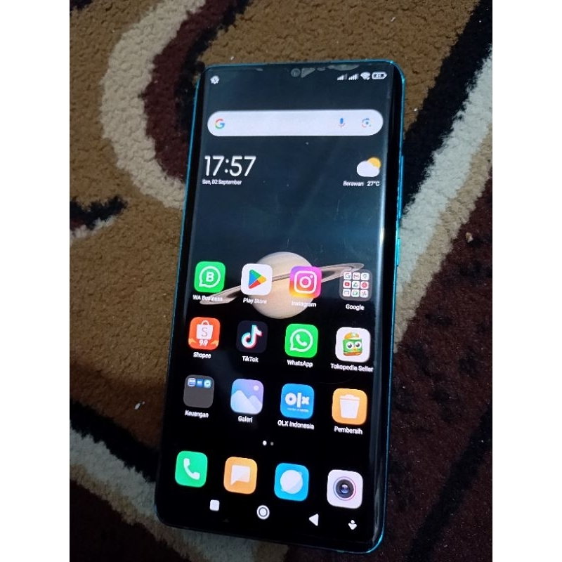 Unit only/batangan Xiaomi Mi Note 10 pro 8/256gb Second