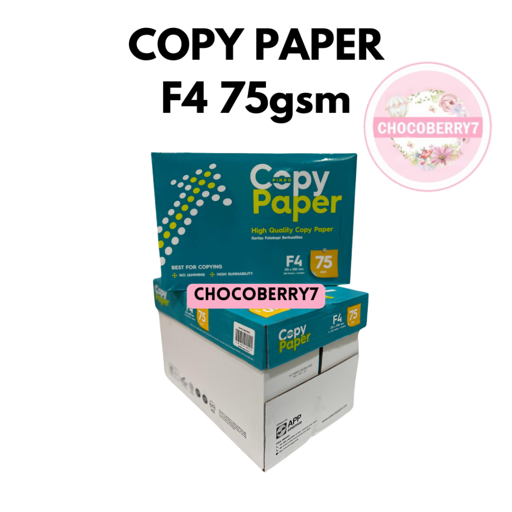 

Promo Copy Paper Ik Paper Sidu Kertas HVS A4 F4 70 gr 75 gr 1 BOX isi 5 Rim 2500lembar