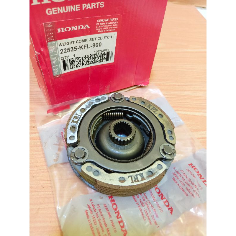 Kampas Ganda Assy KFM/KFL Supra Fit New Lagenda Revo 100cc Lama