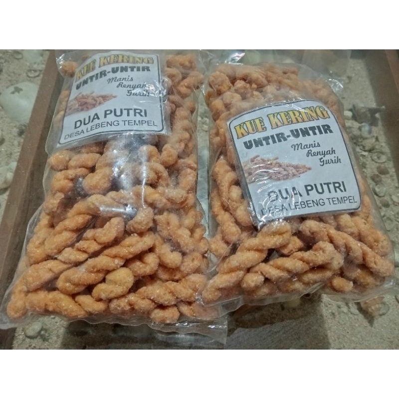 

kue lebaran kue tambang gula 200 gr // untir-untir kue kering / roti kering manis / untir-untir khas banyumasan READY STOK