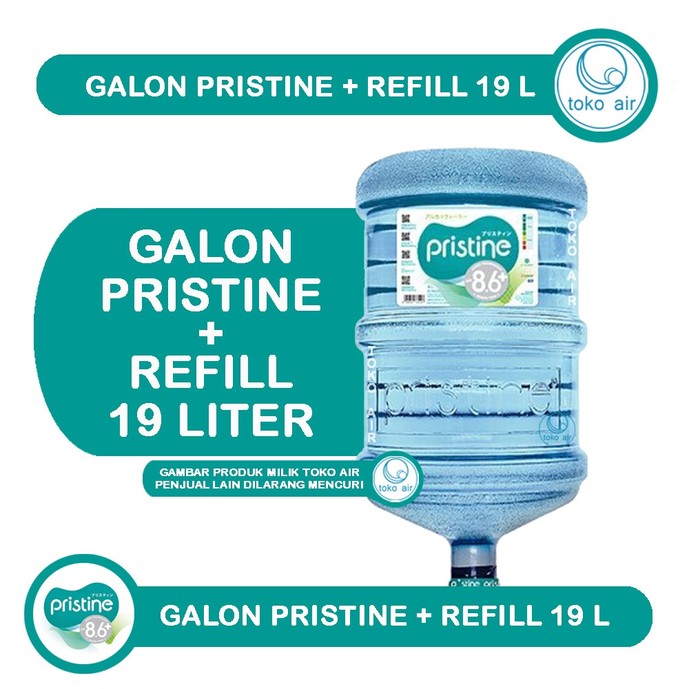 Pristine Refill Isi Ulang 19 L - Air Minum pH Tinggi