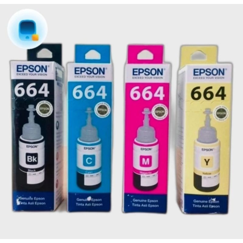 1 set tinta 664 T664 Epson L110, L120, L310