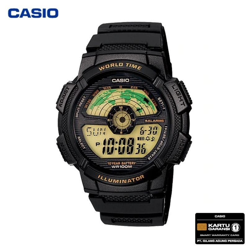 JAM TANGAN CASIO PRIA CASIO AE-1100W-1B / AE1100W CASIO ORIGINAL