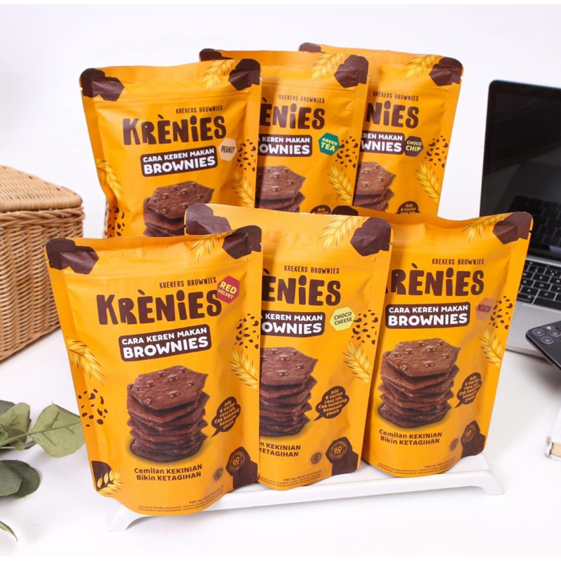 

Krekers Brownies KRENIES kue kering brownies renyah snack brownies kering