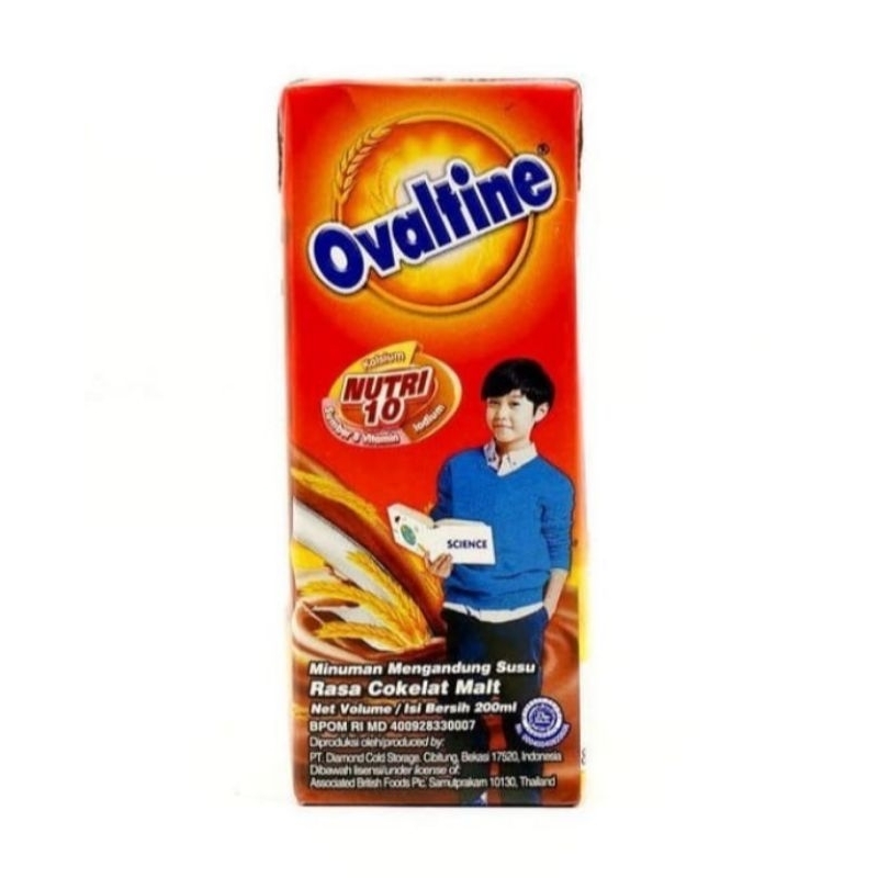 

Ovaltine susu cair rasa cokelat 200 ml