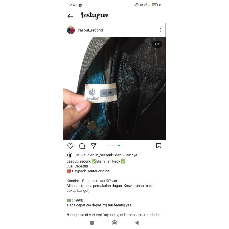 Daypack Deuter original