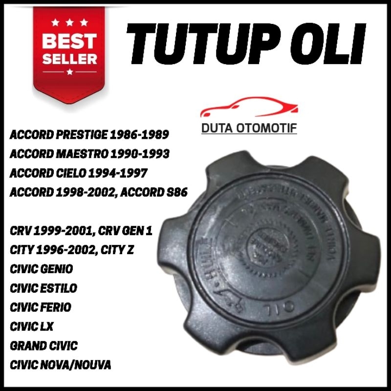 Tutup Oli Mesin Mobil Honda Accord Crv City Civic