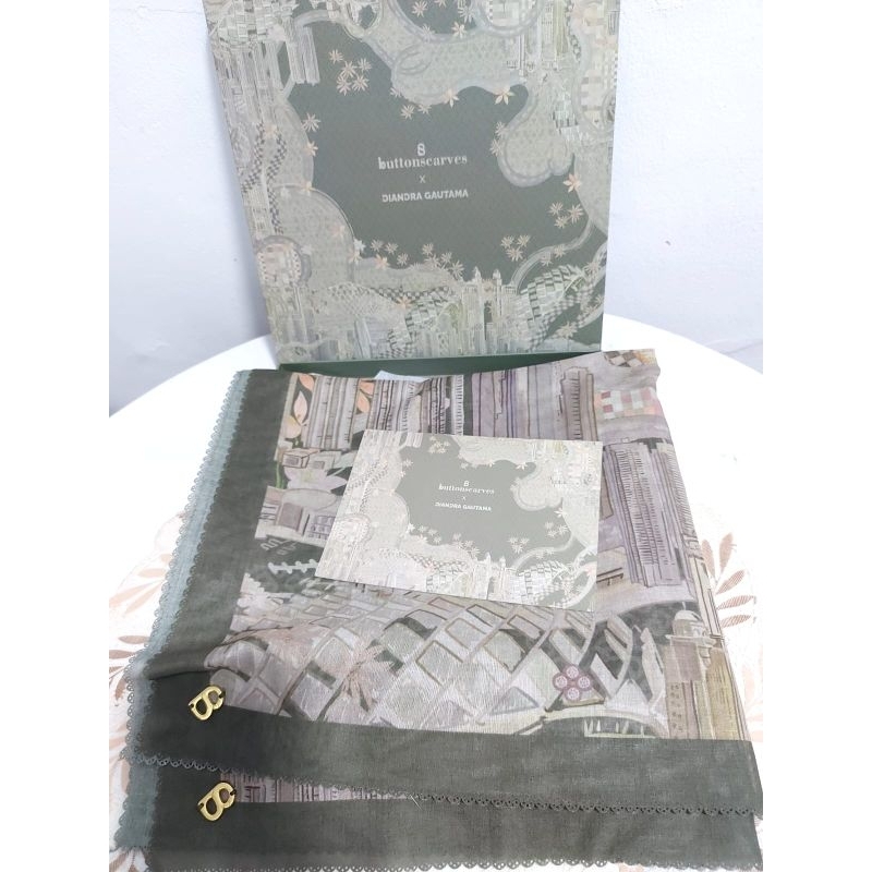 PRELOVED BUTTONSCARVES X DIANDRA GAUTAMA