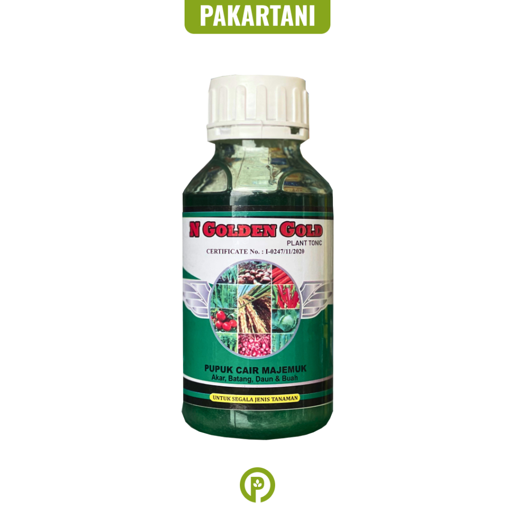 Golden Gold N - Pupuk Cair NPK ZPT Mikro - Nutrisi Vegetatif & Generatif Tanaman - MAP Pro - Hijau
