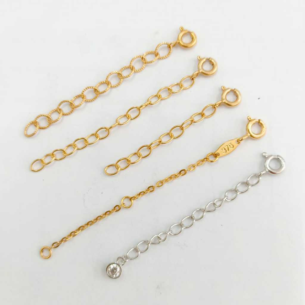 Extension gelang dan kalung kadar 375/8k dan 750% 17K